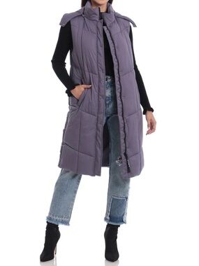 Avec Les Filles Sleeveless Puffer Vest NWT